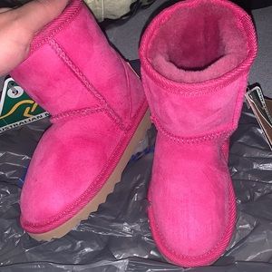 Toddler pink boots